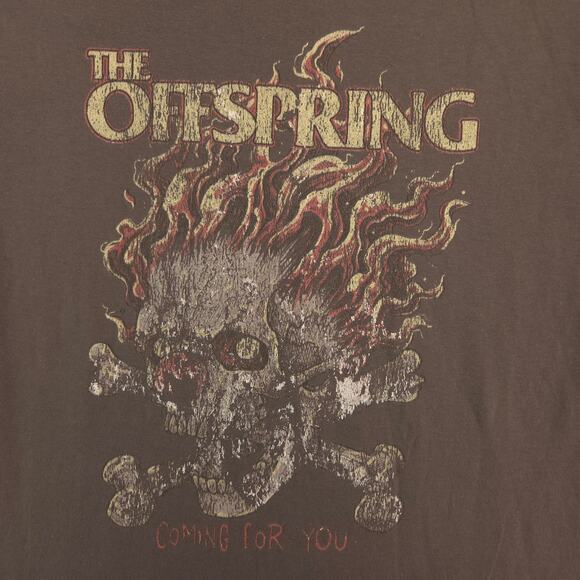 The Offspring Tour Crew Neck Graphic Band T Shirt Mens Size Small S Gray - Picture 4 of 9